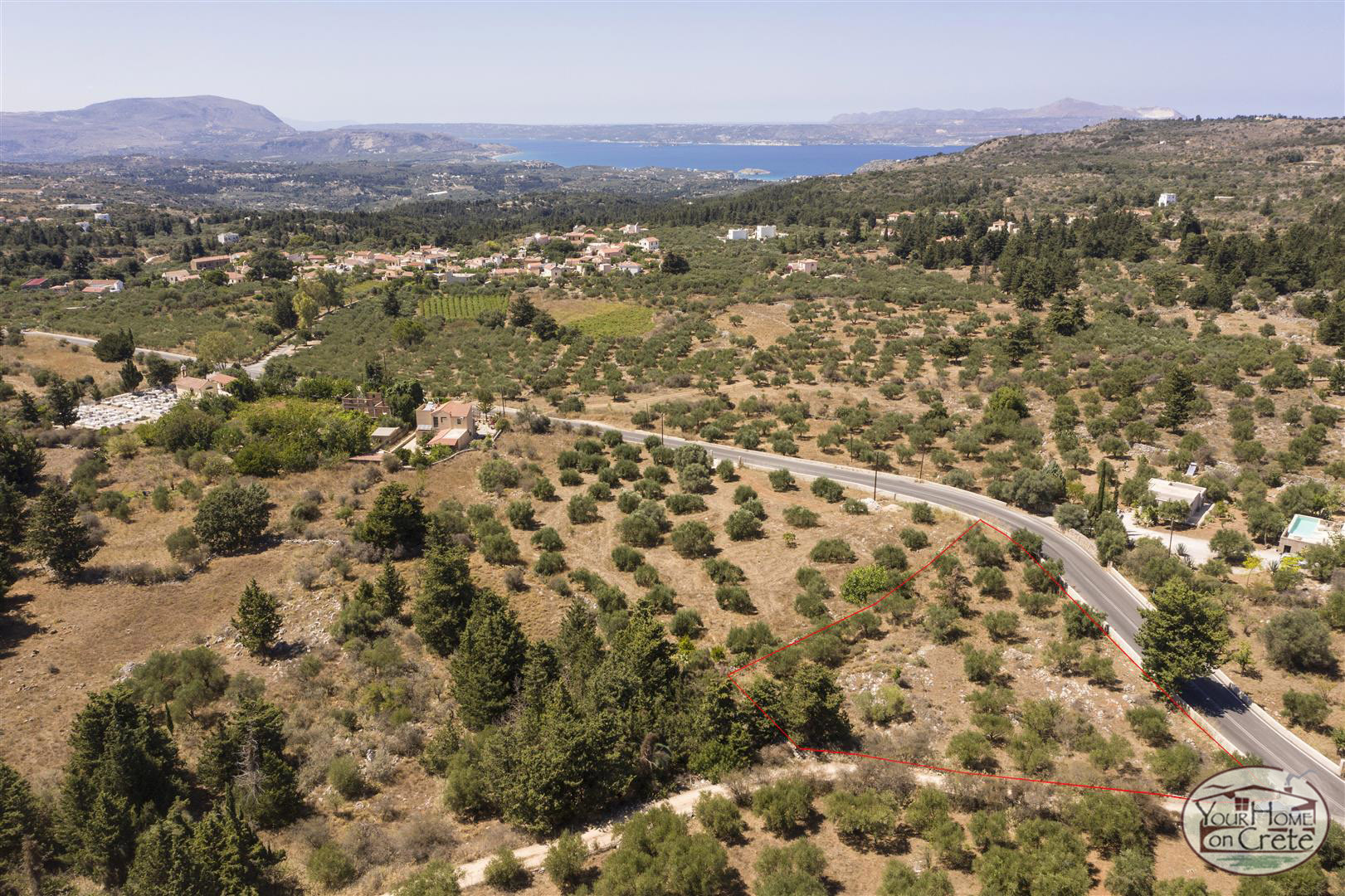 Xirosterni Penelope, plots for sale in Chania, Crete Greece by Your Home on Crete real estate agency